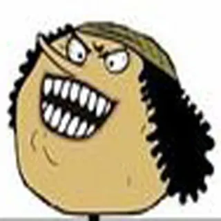 😂 cartoon, character, funny, expression, portrait telegram sticker