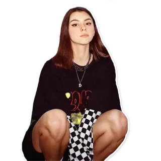 🫤 girl, woman, teen, portrait, fashion, style telegram sticker