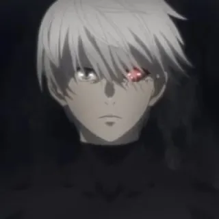 😠 Ken Kaneki Tokyo Ghoul Anime, Tokyo Ghoul, Kaneki Ken, Ghoul, Charakter, Manga whatsapp sticker