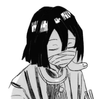 😶 Obanai Iguro Demon Slayer Anime, Manga, Serpente, Hashira telegram sticker