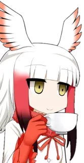 ☕️ Anime, Mangá, Fofo, Chibi, Menina, Chá, Kawaii, Personagem telegram sticker