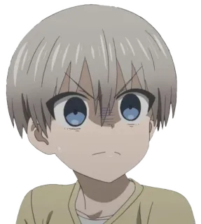 😨 Аниме, Персонаж, Узаки хочет тусоваться!, Манга, Девушка telegram sticker