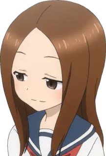 😏 Takagi Karakai Jōzu no Takagi-san Anime, Escolar, Takagi, Dibujos animados, Ilustración telegram sticker