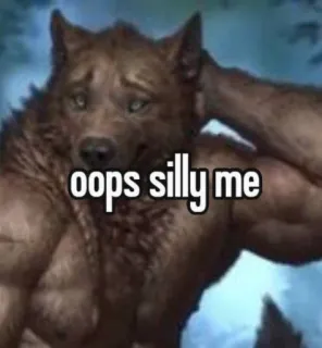 🤭 oops silly me telegram sticker