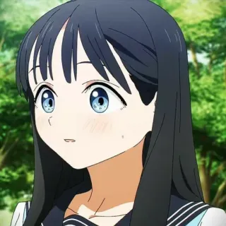 🍥 Anime, Garota, Personagem, Retrato telegram sticker