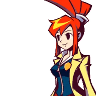 ☺️ Ema Skye Ace Attorney Ema Skye, Ace Attorney, anime, character, detective telegram sticker