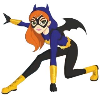 🧚‍♀ Batgirl Batgirl, DC Comics, superhero, cartoon telegram sticker