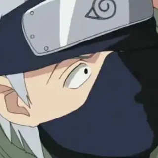 ⚡️ Kakashi Naruto anime, kakashi, naruto, manga, ninja, character telegram sticker