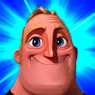 🥺 Mr. Incredible The Incredibles Iniemamocny, Disney, Pixar, kreskówka, postać, mem, animowany telegram sticker
