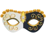 👓 masque, mascarade, carnaval, fête, tenue de soirée telegram sticker