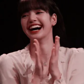 🙏 Lisa kpop, singer, smiling, woman, artist whatsapp sticker
