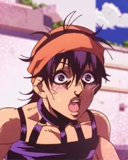 🍊 Narancia Ghirga JoJo's Bizarre Adventure Anime, Mangá, Jojo, Narancia, Ghirga, Personagem, Desenho animado telegram sticker