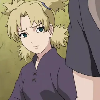 ➰ Temari Naruto Anime, Fille, Cheveux Blonds, Ninja, Temari telegram sticker