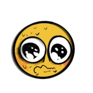 😖 Emoji, Cartone animato, Triste, Carino, Espressione, Emozionale telegram sticker