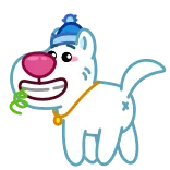 😁 собака, животное, милый, мультфильм, питомец, персонаж telegram sticker