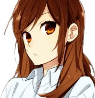 😚 Hori Kyouko Horimiya Anime, Hori, Kyouko, Horimiya, Personagem, Mangá telegram sticker