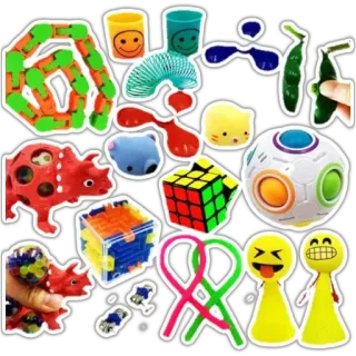 🥰 Fidget toys, Giochi sensoriali, Giocattoli, Antistress, Autismo, ADHD whatsapp sticker