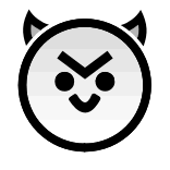 😈 black, background, void, dark, minimalist, blank, solid whatsapp sticker