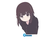 ❤️ cocoppy Anime, Mädchen, Cartoon telegram sticker