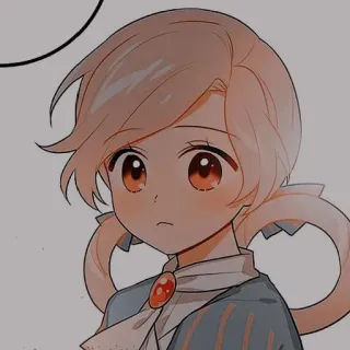 🎡 personnage, dessin animé, enfant, mignon telegram sticker