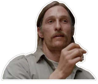 😵 Мэттью МакКонахи, актер, портрет, мужчина telegram sticker