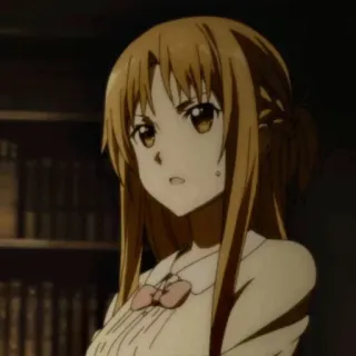 🧡 Asuna Yuuki Sword Art Online アニメ, アスナ, ソードアート・オンライン, SAO, 女性, キャラクター telegram sticker
