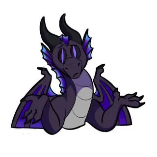 👐 dragão, desenho animado, animal, fofo, asas, fantasia telegram sticker