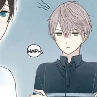 🥞 HMPH anime, manga, emotion, expression, cartoon telegram sticker