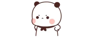 😡 Panda, Niedlich, Tier, Aufkleber, Cartoon telegram sticker