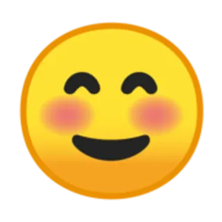 ☺️ emoji, smile, happy, face telegram sticker