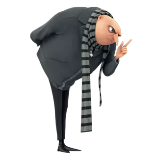 👉 Gru Despicable Me animated, cartoon, character, villain telegram sticker