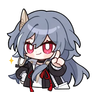 😋 anime, character, sticker, cute, drawing, illustration telegram sticker