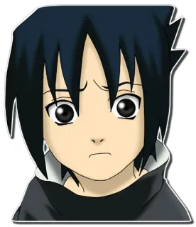 🙁 Sasuke Uchiha Naruto Anime, Manga, Sasuke, Uchiha, Naruto, Naklejka telegram sticker