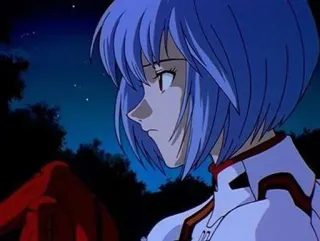 🌟 Rei Ayanami Neon Genesis Evangelion Anime, Charakter, Rei Ayanami, Evangelion telegram sticker