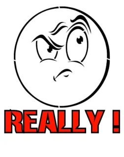 🤔 REALLY! Émoji, Exclamation, Expression, Questionnement, Doute telegram sticker