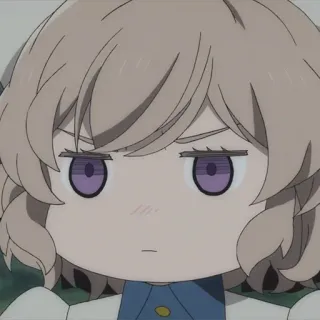 😐 Anime, Manga, Charakter, Mädchen, Chibi whatsapp sticker