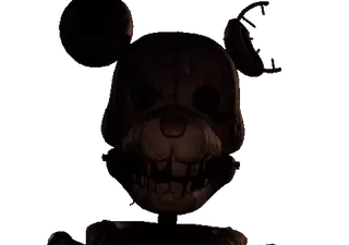 😱 creepy, scary, horror, mouse, dark telegram sticker