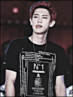 ➰ Just keep on smiling God sees no sense in dying kpop, idol, cantor, celebridade, chanyeol, exo whatsapp sticker