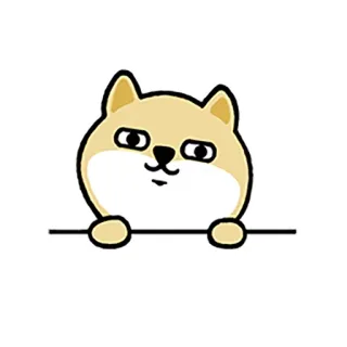 🙂 狗, 动物, 可爱, 宠物, 卡通, 贴纸 whatsapp sticker