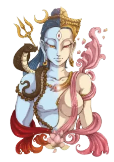 ✨ Shiva, Hinduism, deity, indian, spiritual telegram sticker