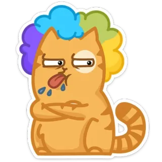Забавный Персик :: @stickroom telegram stickers
