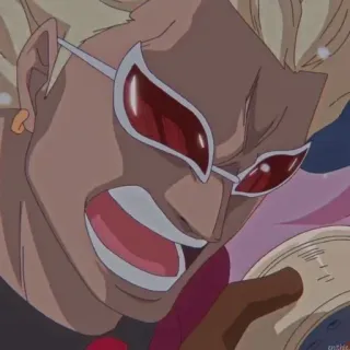 🦩 Donquixote Doflamingo One Piece อนิเมะ, วันพีซ, โดฟลามิงโก้, ตัวร้าย, โชเน็น telegram sticker