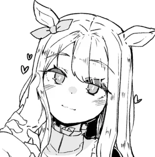 😍 Anime, Mangá, Fofo, Desenho animado, Menina whatsapp sticker