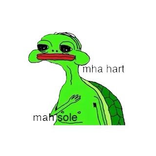 😔 mha hart
mah sole turtle, meme, sad, funny, cartoon telegram sticker
