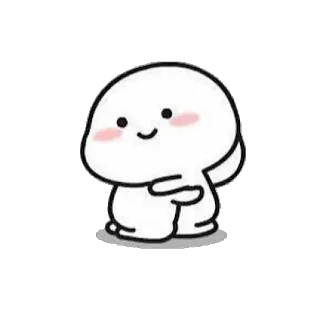 🤗 cute, cartoon, blob, character, kawaii telegram sticker