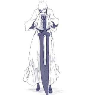 😏 Ichigo Kurosaki Bleach anime, sword, fighter, manga, character telegram sticker