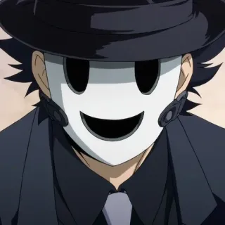 🚬 Sniper Mask High-Rise Invasion anime, mask, character, sniper, High-Rise Invasion telegram sticker