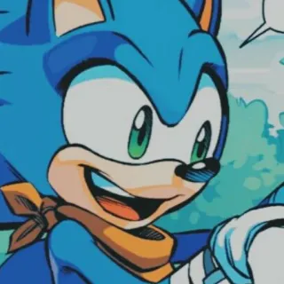 😃 Sonic the Hedgehog sonic, ёж, мультфильм, синий, животное telegram sticker