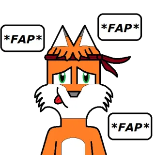 🎾 *FAP* Dibujos animados, Antropomórfico, Zorro, Ofensivo, Groserías whatsapp sticker