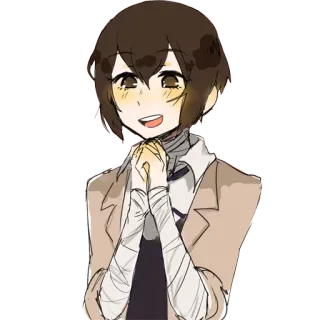 Dazai @Nekosticker whatsapp stickers